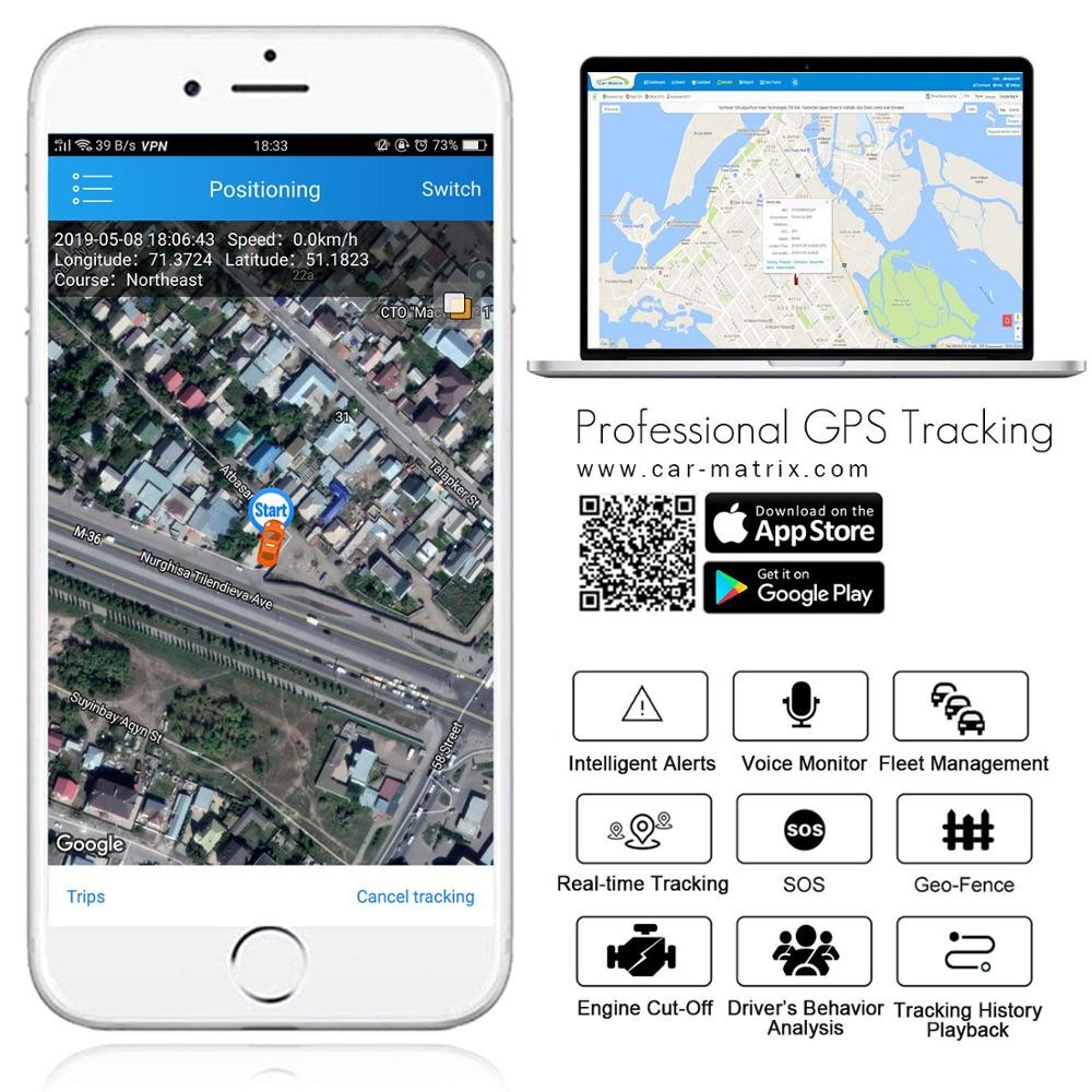 bilkamera med GPS live tracking profio x2