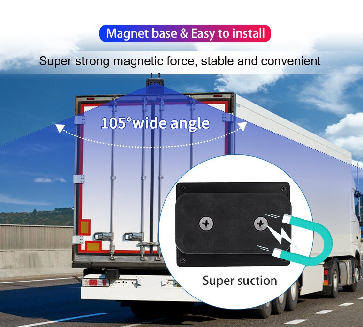 wifi kamera med magnet for varebil lastebil
