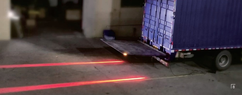 Advarsel LED linjelys for kjøretøy med vipperampe