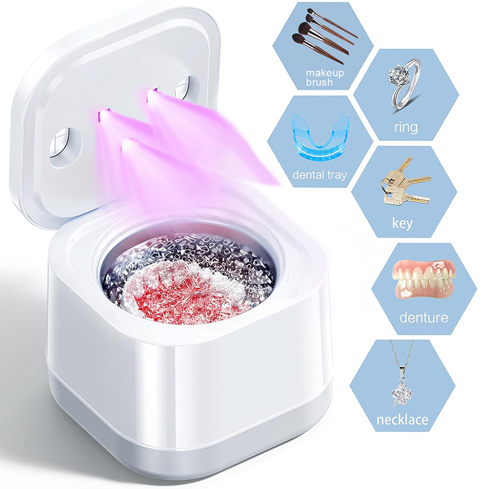 renere ultralydsenhet for aligners, munnbeskyttere, tannbøyler, tannbørstehoder, smykker