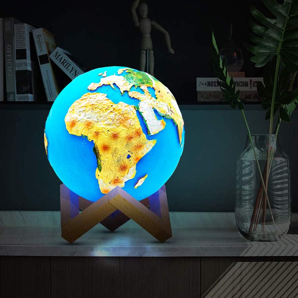 globe light - nattlampe i form av jorden