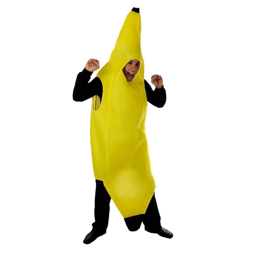 banandress karnevalskostyme for voksne