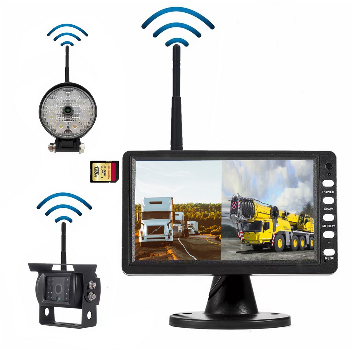 wifi-kamera med IR-led for arbeidskamerasett