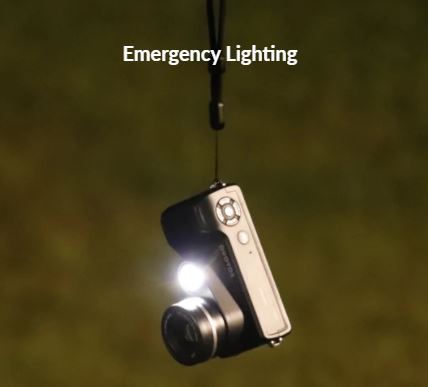 kamera med lys duovox mate