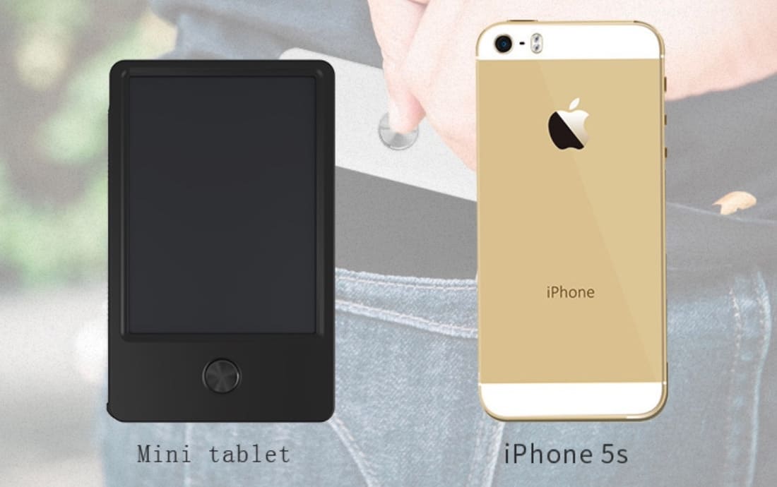 Minimål som din mobiltelefon - Pocket LCD-bord