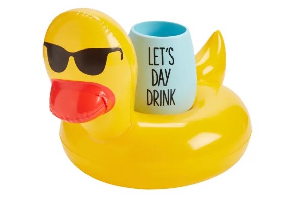 Oppblåsbar drikkeholder Duck