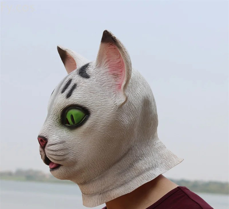 ansiktsmaske i silikon for katt