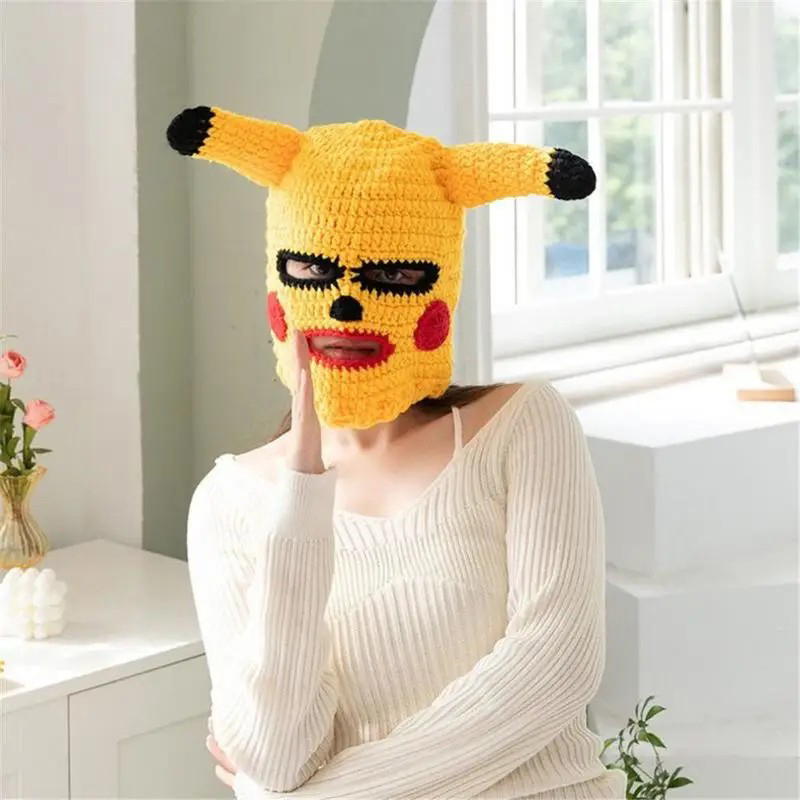 pikachu maske ansiktsmaske med ører