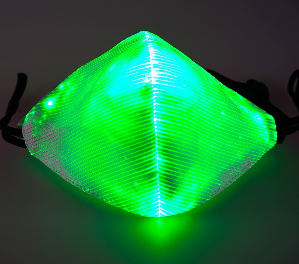 LED grønn maske