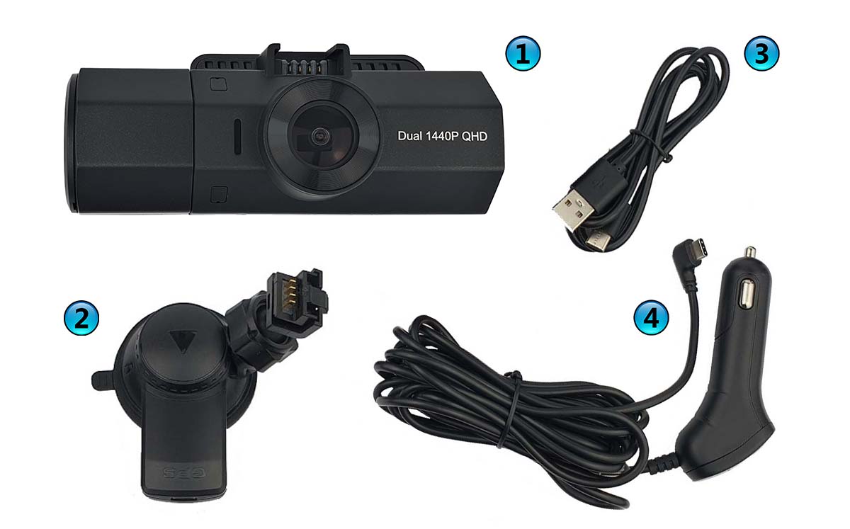 Innhold i Profio S32-kamerapakken