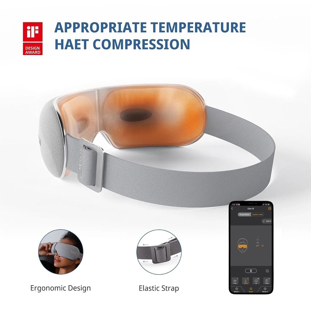 Bluetooth massasjebriller med smarte funksjoner