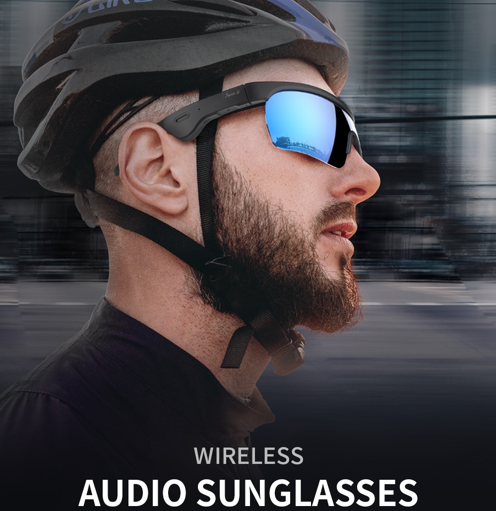 Smarte lydsolbriller sports bluetooth-briller for å lytte til musikk