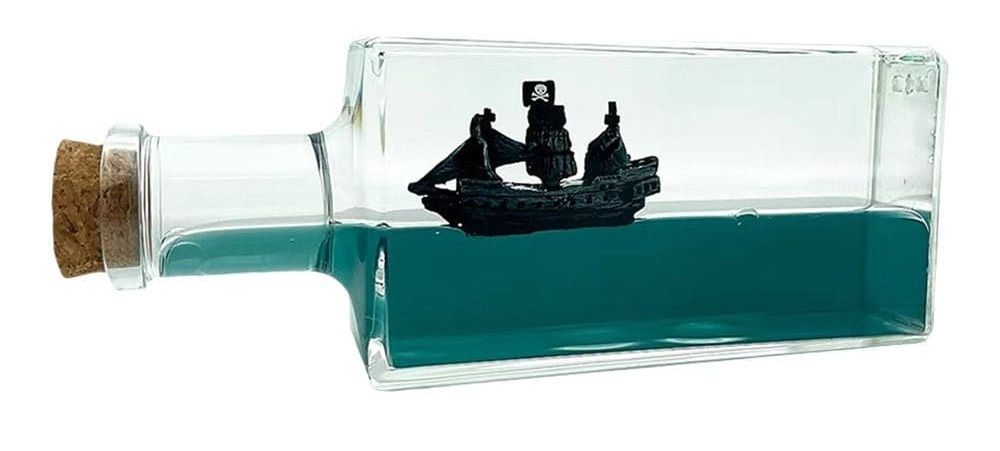 svart perle i en flaske - piratskip