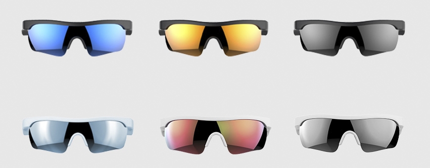 solbriller med utskiftbare linser