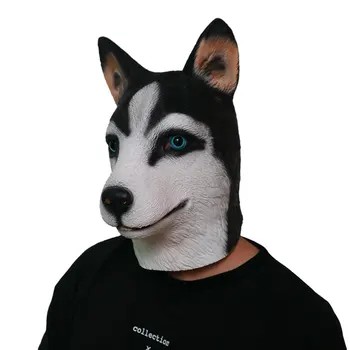 Husky hund - Karneval maskerer ansiktshodet