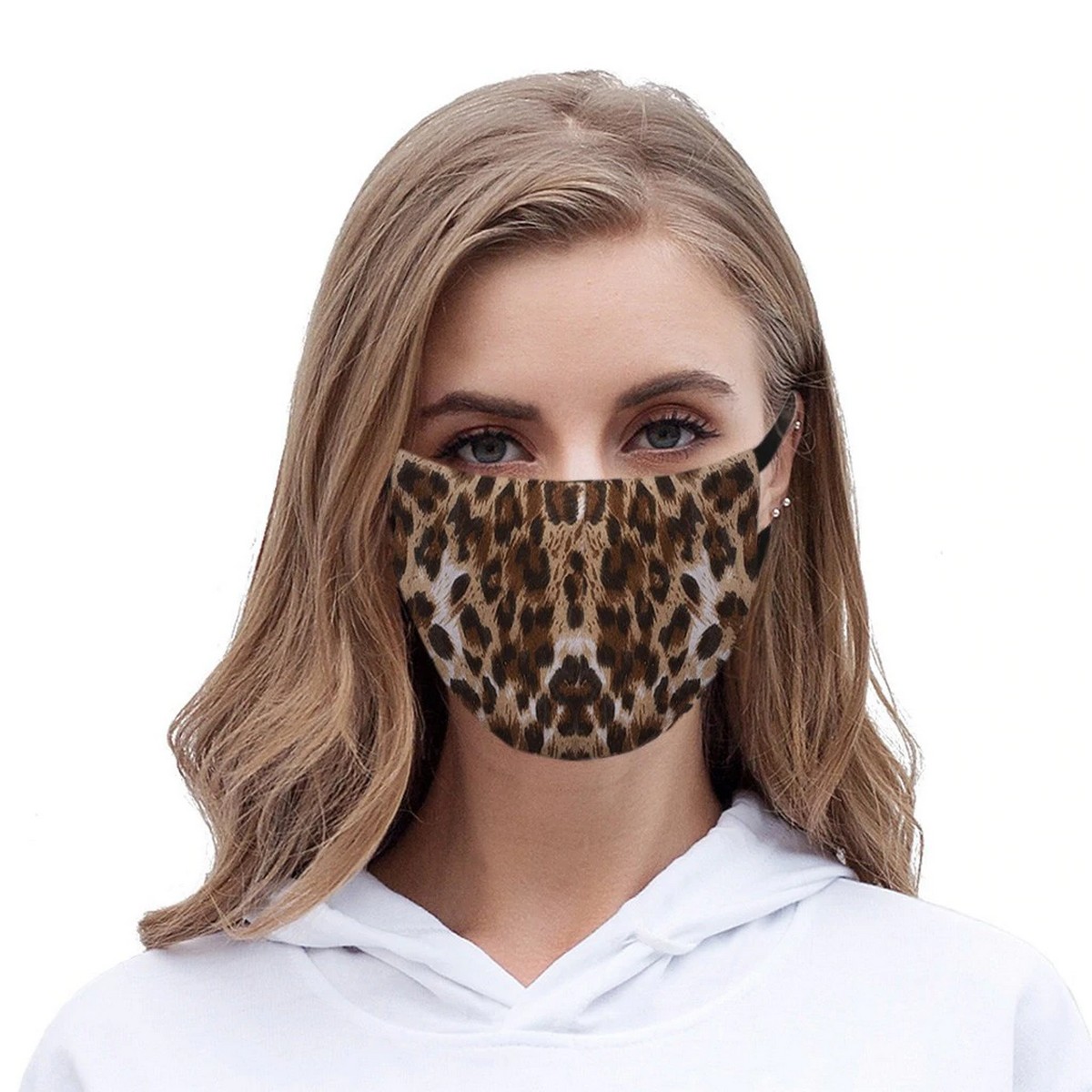 Leopard ansiktsmaske