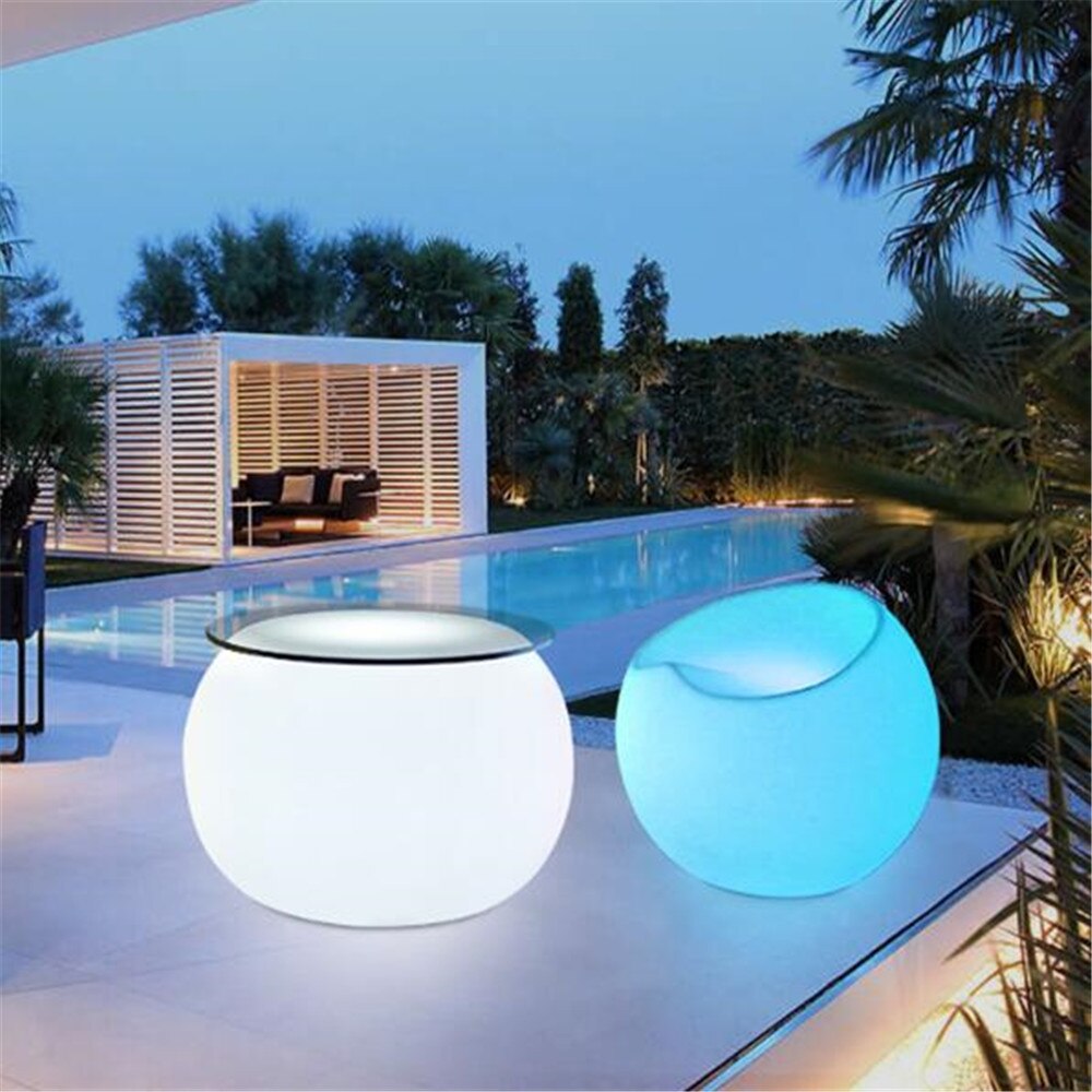 LED-bord på terrassen eller hagen