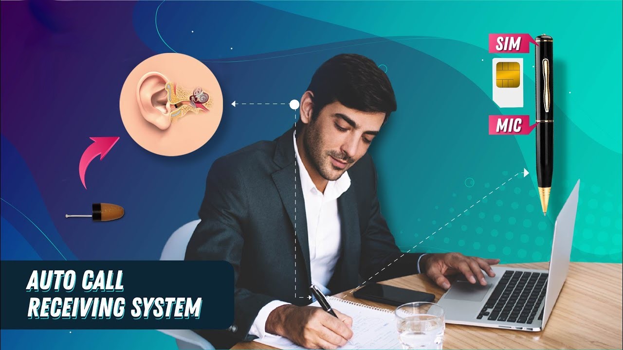 spionere det minste høreapparatet i øret usynlig for eksamen