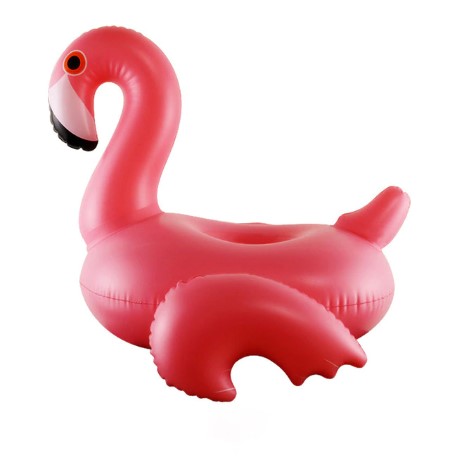 oppblåsbar flamingo for kopper som holder