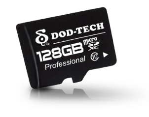 støtte micro sd-kort 128 gb - dod ls500w +