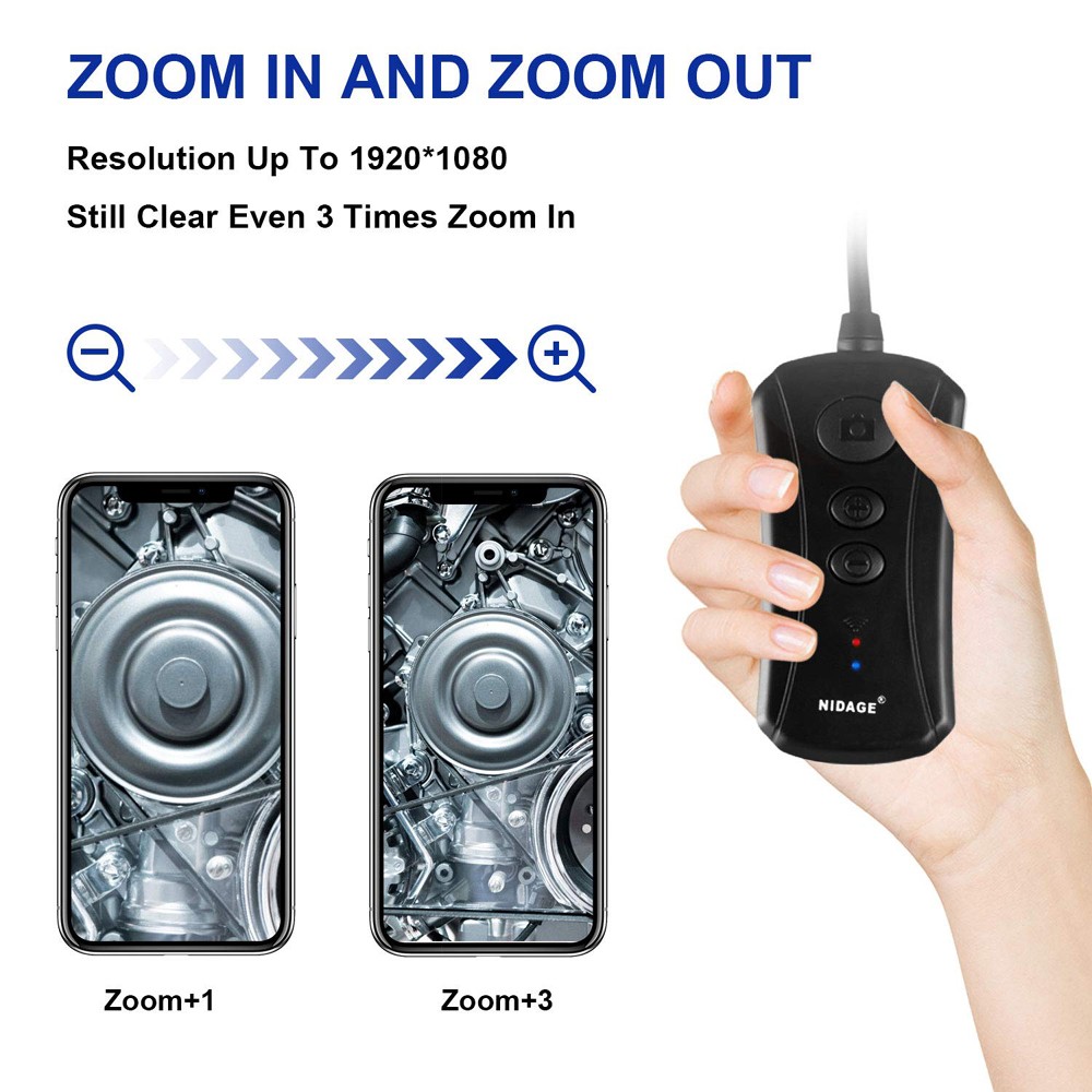 wifi endoskopisk kamera med zoom