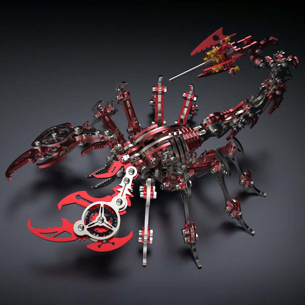 3D puslespill scorpion 3D unikt puslespill laget av metallpuslespill