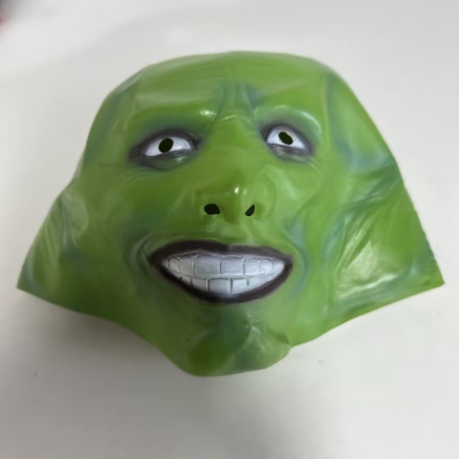 Jim Carrey masken - grønn maske