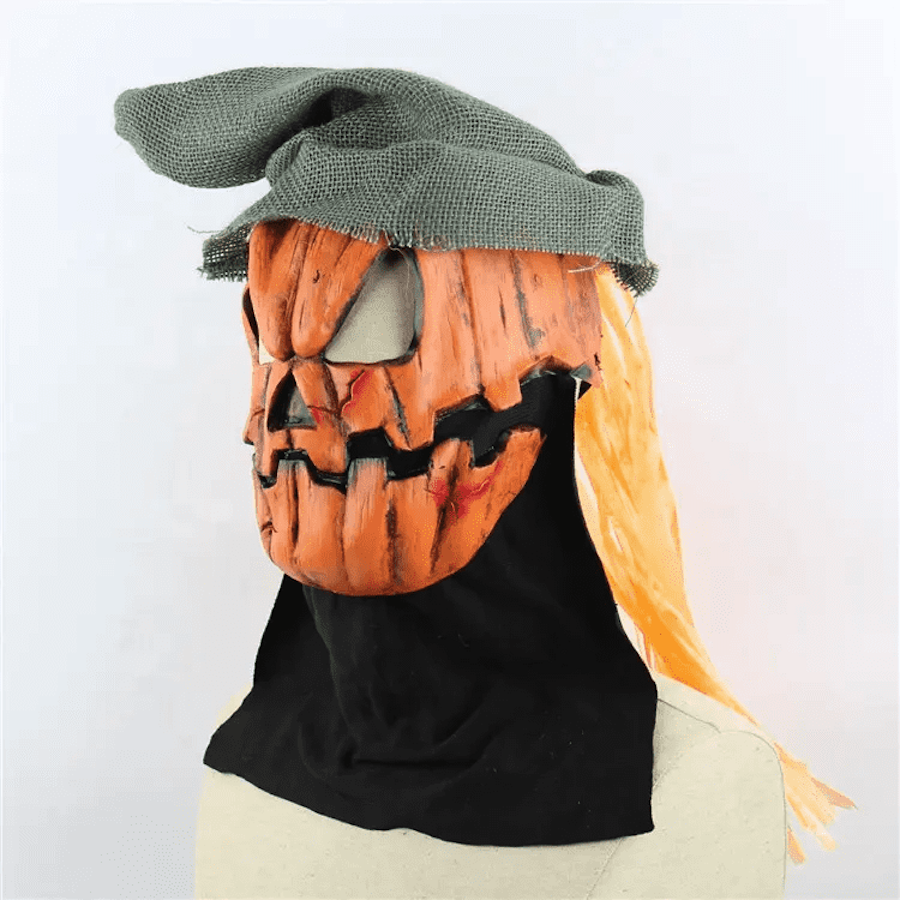 Skremmende ansiktsmaske for Halloween-gresskar