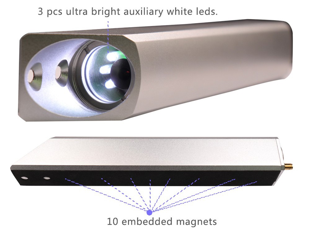 kamera for gaffeltruck - LED lys
