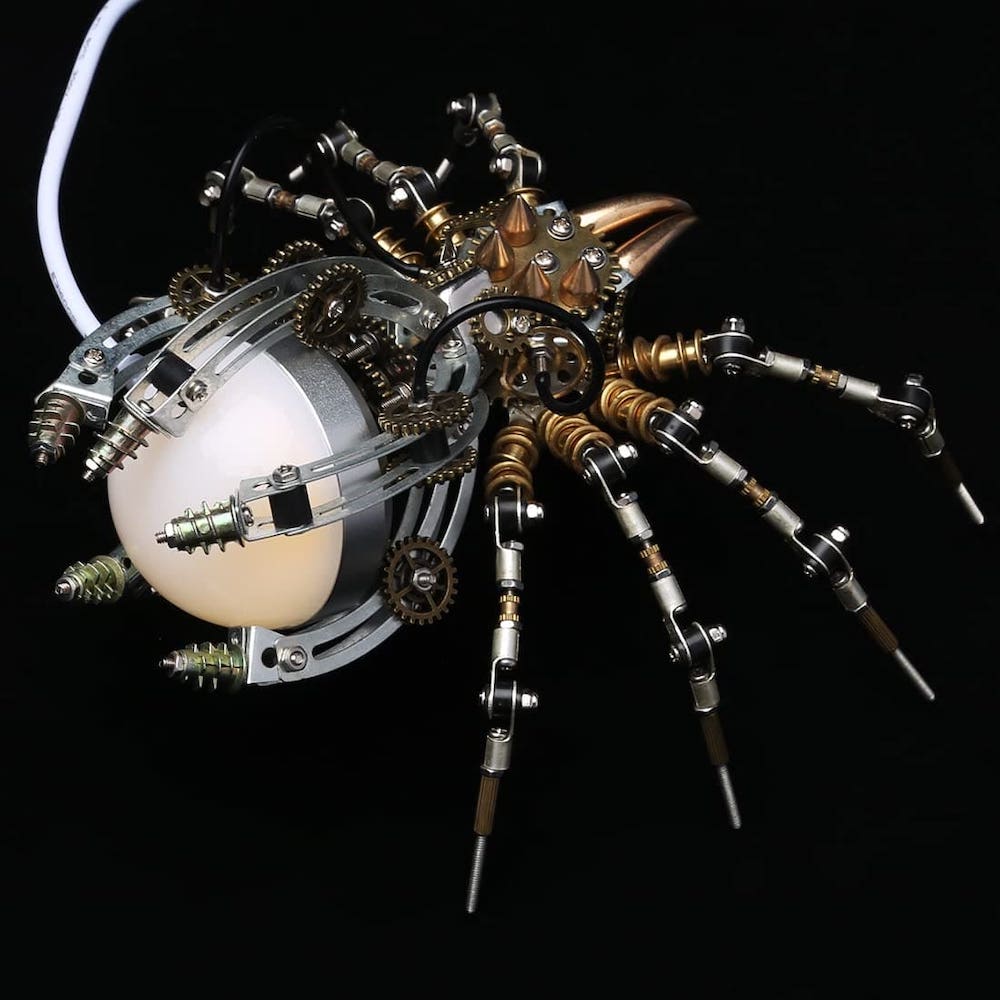 edderkopp 3D metall puslespill