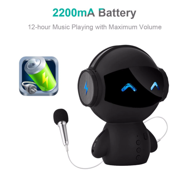 2200mAh batteri Bluetooth-høyttaler