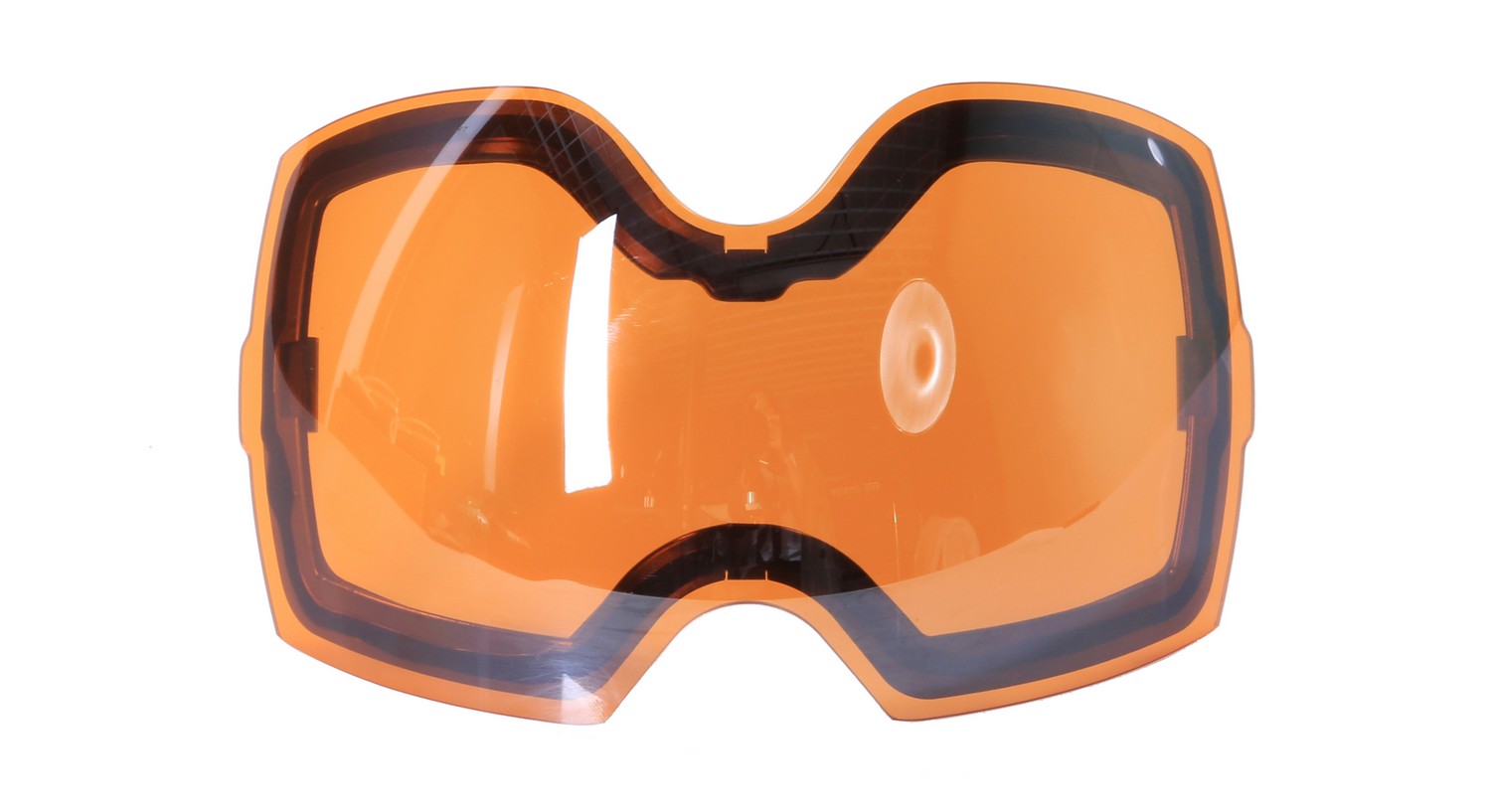 Oransje erstatningsglass for skibriller