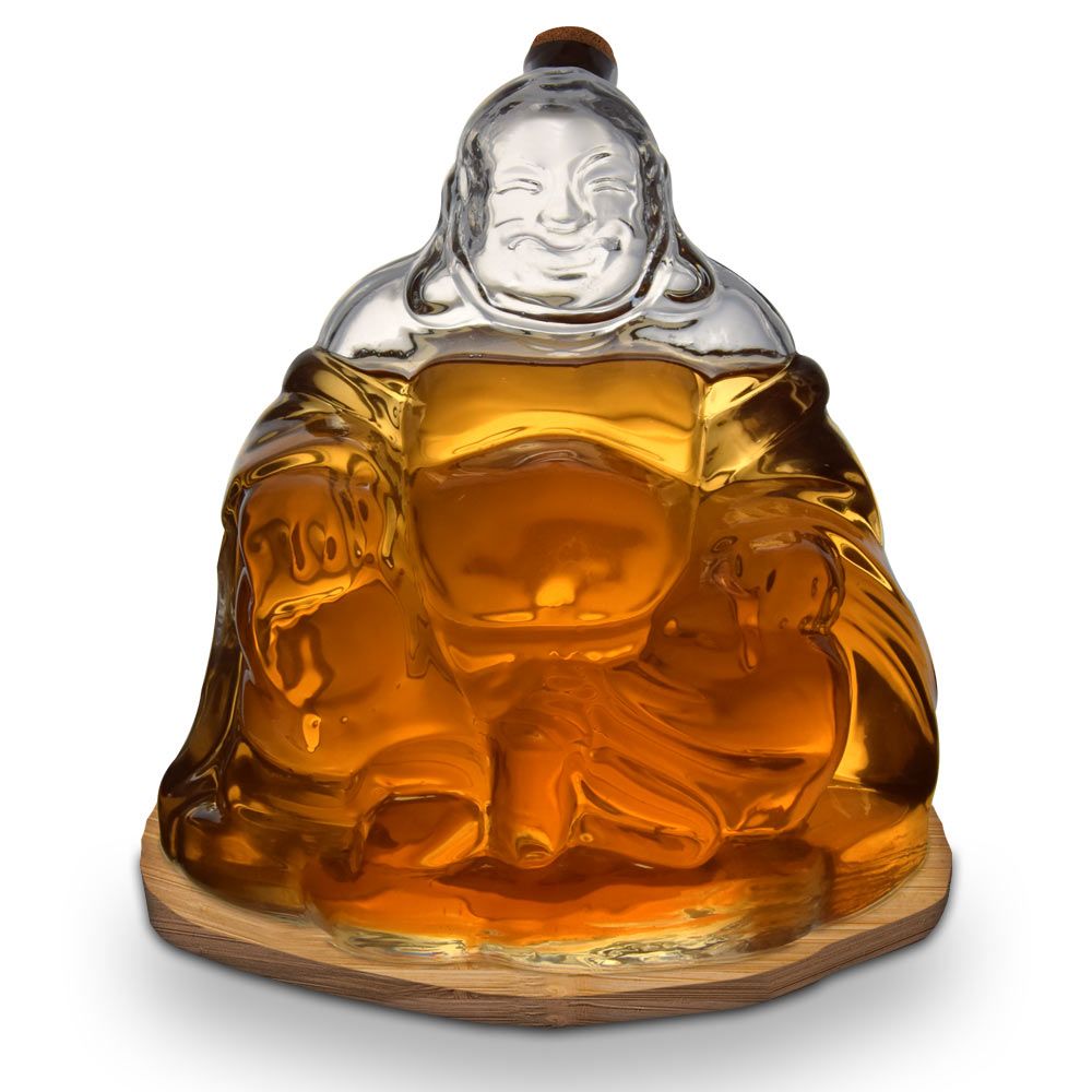Buddha karaffel for rom, whisky eller bourbon