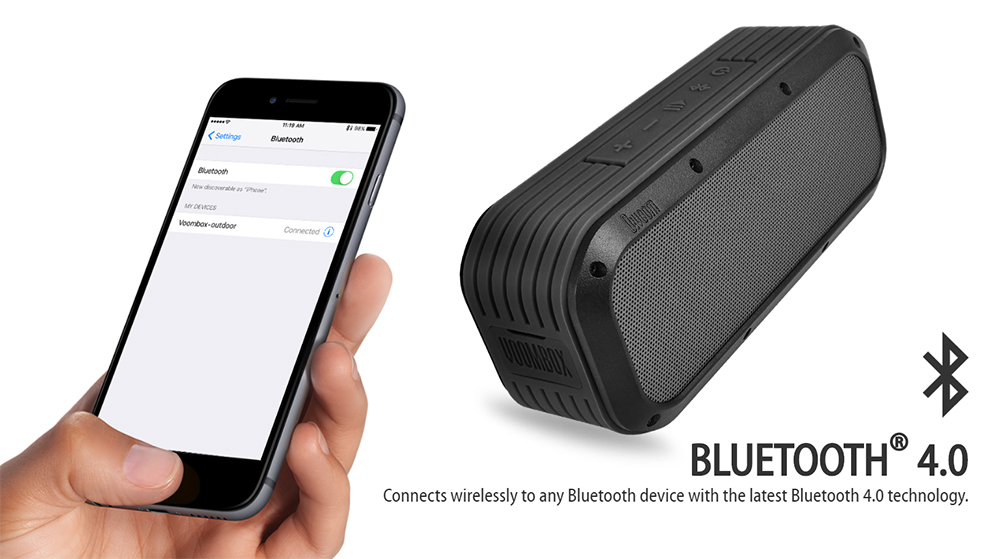 voombox utendørs Bluetooth bærbar høyttaler