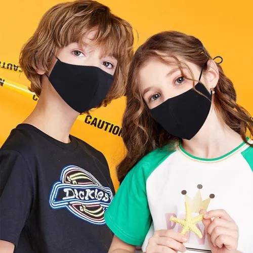 svart beskyttelsesmaske for barn