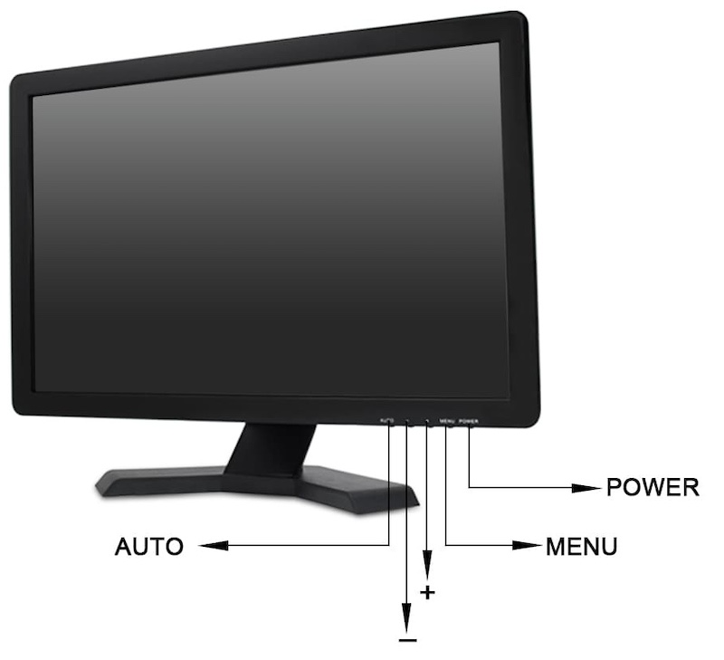 bnc-skjerm 19 tommer Active Matrix TFT LCD-skjerm