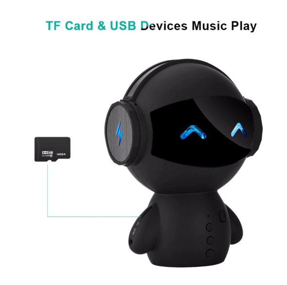 støtte for Bluetooth-høyttaler TF-kort MP3-avspilling