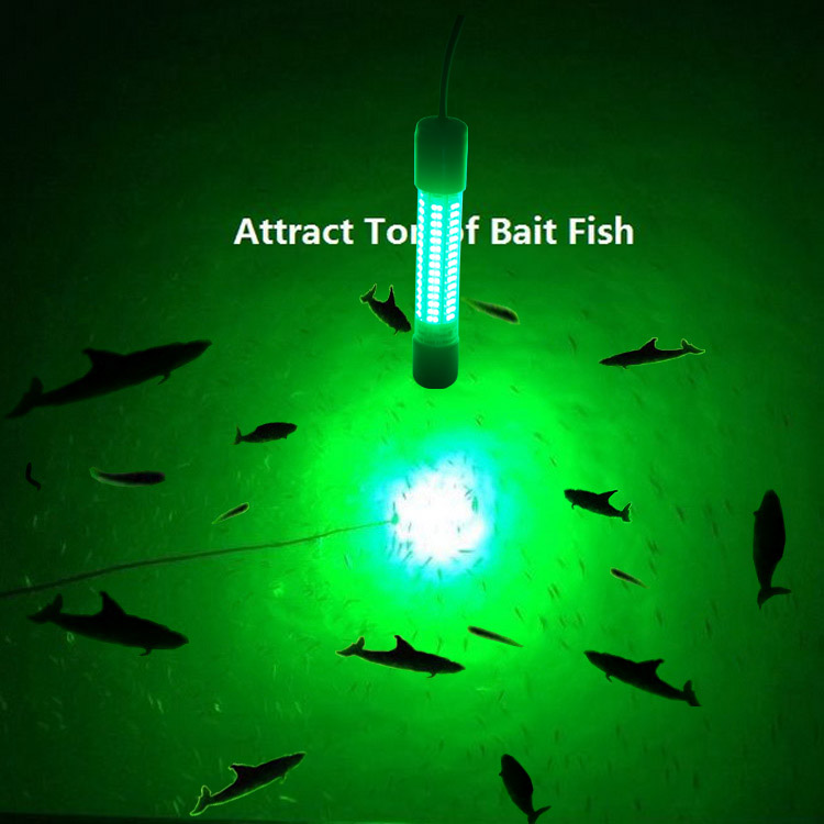 Fiskelysegrønn LED - ideell for nattfiske - effekt opp til 300W