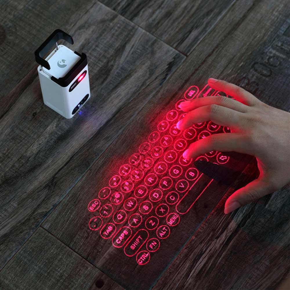 hologramt tastatur laser virtuell projeksjon