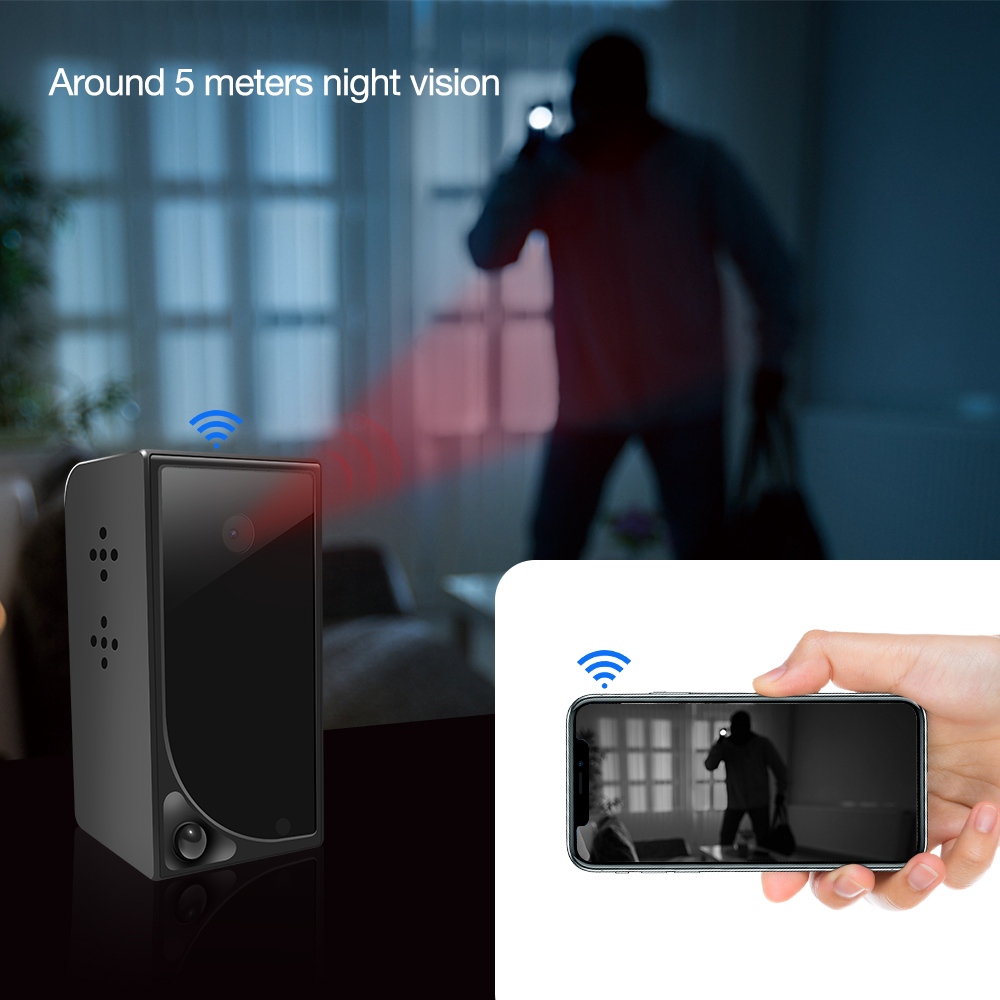 wifi-kamera med nattesyn 5 m
