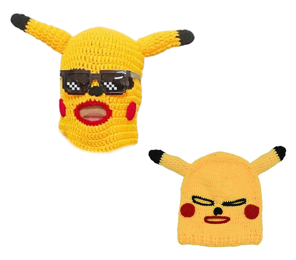 pikachu ansiktsmaske karnevalsfest